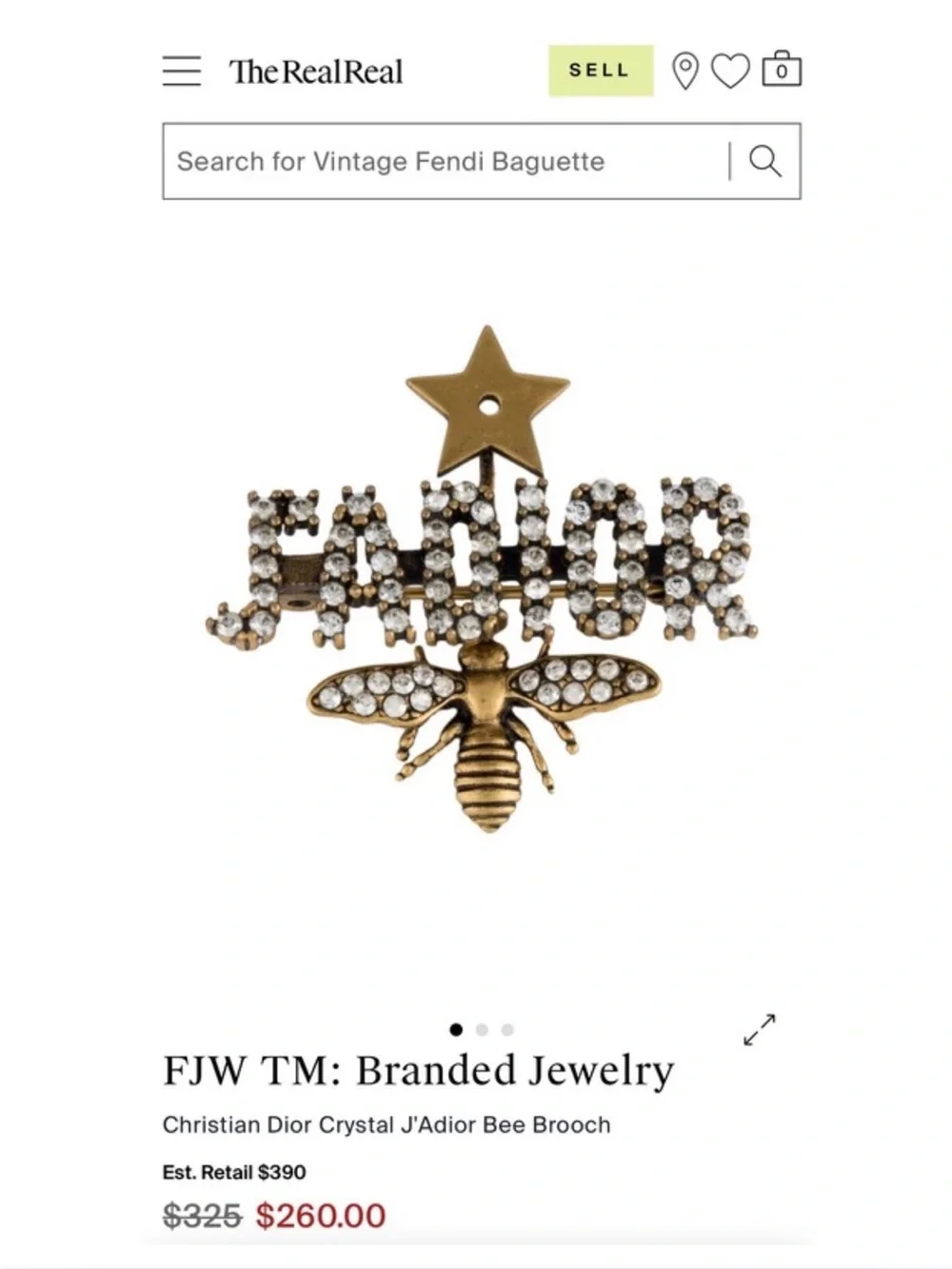 BARRETTE: Golden w/Embellished Rhinestone & Elegant Dangling Bee Hair Clip, NWOT